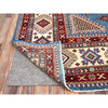 Kazak Wool Hand Knotted Rug Blue Ivory 10.0X13.8 -O086475