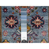 Kazak Wool Hand Knotted Rug Blue Ivory 2.7X19.6 -O089638