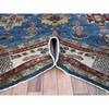 Kazak Wool Hand Knotted Rug Blue Ivory 8.2X10.1 -O086549