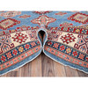 Kazak Wool Hand Knotted Rug Blue Ivory 8.3X9.8 -O086281