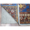 Kazak Wool Hand Knotted Rug Blue Red 2.10X37.2 -O068600