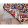 Kazak Wool Hand Knotted Rug Blue Red 2.6X11.0 -O061456