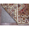 Kazak Wool Hand Knotted Rug Brown Gray 2.8X8.6 -O072124