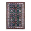 Kazak Wool Hand Knotted Rug Green Ivory 6.0X9.0 -O089429