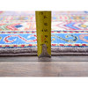 Kazak Wool Hand Knotted Rug Grey Ivory 2.8X9.11 -O086851
