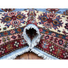 Kazak Wool Hand Knotted Rug Grey Ivory 8.11X12.6 -O089133