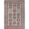 Kazak Wool Hand Knotted Rug Grey Ivory 8.8X12.2 -O086712