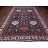 Kazak Wool Hand Knotted Rug Grey Ivory 9.0X12.3 -O089107