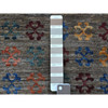 Kazak Wool Hand Knotted Rug Grey No Border 3.0X7.7 -O056808