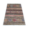 Kazak Wool Hand Knotted Rug Grey No Border 3.4X5.1 -O074789