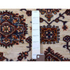 Kazak Wool Hand Knotted Rug Ivory Red 3.10X5.0 -O067723