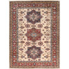 Kazak Wool Hand Knotted Rug Ivory Red 8.10X11.9 -O082899