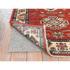 Kazak Wool Hand Knotted Rug Red Cream 2.9X11.6 -O082901
