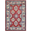 Kazak Wool Hand Knotted Rug Red Ivory 4.0X5.9 -O060741