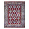 Kazak Wool Hand Knotted Rug Red Ivory 8.1X10.0 -O068058