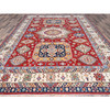 Kazak Wool Hand Knotted Rug Red Ivory 9.0X12.5 -O086799