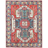 Kazak Wool Hand Knotted Rug Red Red 5.0X6.6 -O086809