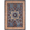 Mamluk Wool Hand Knotted Rug Blue Ivory 10.1X13.5 -O086733