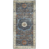 Mamluk Wool Hand Knotted Rug Grey Ivory 2.8X5.8 -O086755