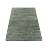 Modern and Contemporary Sari Silk Hand Knotted Rug Green No Border 2.0X3.0 -O078292