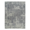 Modern and Contemporary Wool & Art Silk Hand Loomed Rug Grey No Border 9.0X12.0 -O063297