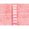 Modern and Contemporary Wool & Art Silk Hand Loomed Rug Pink No Border 2.6X17.10 -O080238