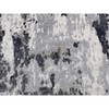 Modern and Contemporary Wool & Silk Hand Knotted Rug Black No Border 2.7X6.2 -O087339