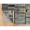 Modern and Contemporary Wool & Silk Hand Knotted Rug Black No Border 8.0X10.0 -O064867