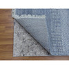 Modern and Contemporary Wool & Silk Hand Knotted Rug Blue No Border 2.6X10.0 -O079138