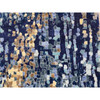 Modern and Contemporary Wool & Silk Hand Knotted Rug Blue No Border 2.6X5.10 -O062661