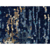 Modern and Contemporary Wool & Silk Hand Knotted Rug Blue No Border 2.6X8.0 -O064370