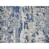 Modern and Contemporary Wool & Silk Hand Knotted Rug Blue No Border 3.1X5.1 -O066815