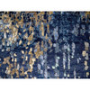 Modern and Contemporary Wool & Silk Hand Knotted Rug Blue No Border 3.2X5.0 -O084259