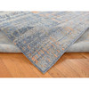 Modern and Contemporary Wool & Silk Hand Knotted Rug Blue No Border 8.0X10.0 -O087514