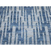 Modern and Contemporary Wool & Silk Hand Knotted Rug Blue No Border 8.1X8.1 -O066378