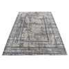 Modern and Contemporary Wool & Silk Hand Knotted Rug Grey Blue 5.2X6.10 -O087177