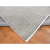 Modern and Contemporary Wool & Silk Hand Knotted Rug Grey Gray 8.10X12.0 -O087105
