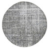 Modern and Contemporary Wool & Silk Hand Knotted Rug Grey No Border 10.3X10.3 -O087749