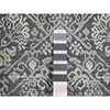 Modern and Contemporary Wool & Silk Hand Knotted Rug Grey No Border 2.1X2.1 -O080400