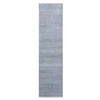Modern and Contemporary Wool & Silk Hand Knotted Rug Grey No Border 2.6X10.0 -O079134