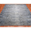Modern and Contemporary Wool & Silk Hand Knotted Rug Grey No Border 8.0X8.2 -O075098