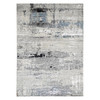 Modern and Contemporary Wool & Silk Hand Knotted Rug Grey No Border 9.0X11.10 -O010003
