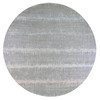 Modern and Contemporary Wool & Silk Hand Knotted Rug Grey Not Border 12.0X12.0 -O066700