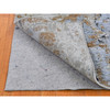 Modern and Contemporary Wool & Silk Hand Knotted Rug Grey Not Border 2.10X5.1 -O066592
