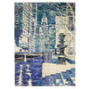 Modern and Contemporary Wool & Silk Hand Knotted Rug Purple No Border 8.8X12.1 -O075196