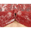 Modern and Contemporary Wool & Silk Hand Knotted Rug Red No Border 8.0X10.0 -O063671