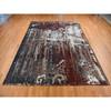 Modern and Contemporary Wool & Silk Hand Knotted Rug Red No Border 9.0X12.2 -O087149