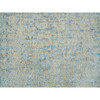 Modern and Contemporary Wool & Silk Hand Loomed Rug Grey No Border 2.6X10.0 -O065205