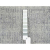 Modern and Contemporary Wool & Silk Hand Loomed Rug Grey No Border 2.6X8.0 -O062860