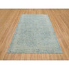 Modern and Contemporary Wool & Silk Hand Loomed Rug Grey No Border 5.10X9.0 -O065196